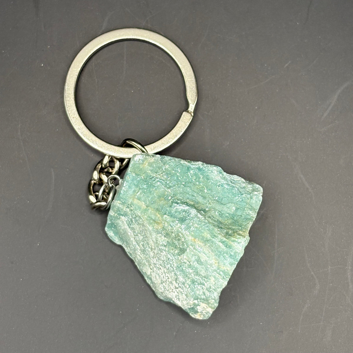 Porte-Clefs Amazonite brute 3cm