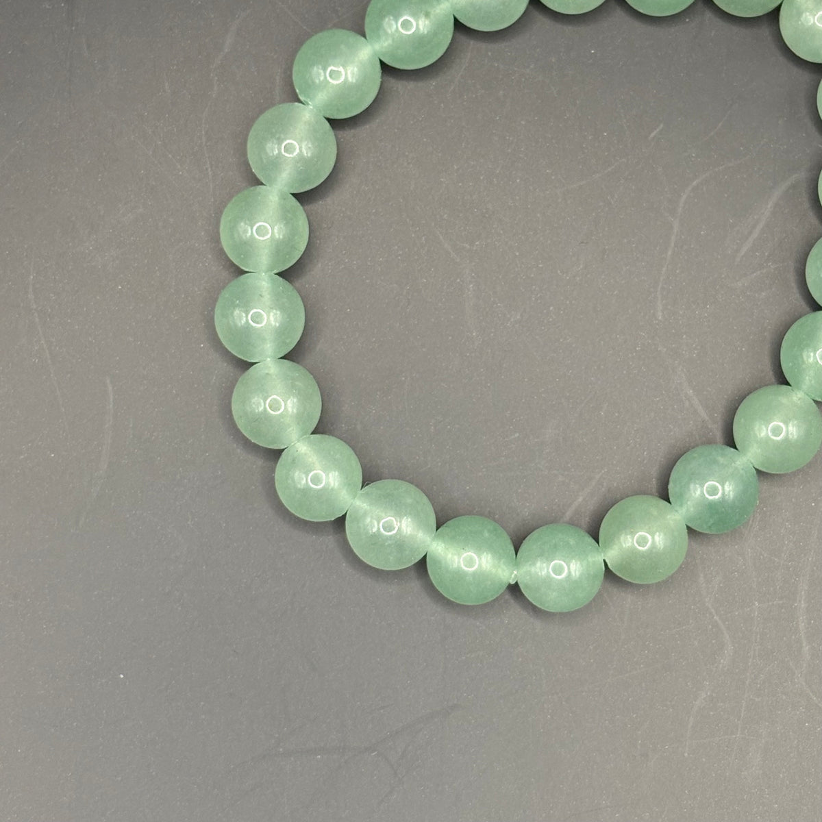 Bracelet Aventurine Verte perles 8mm