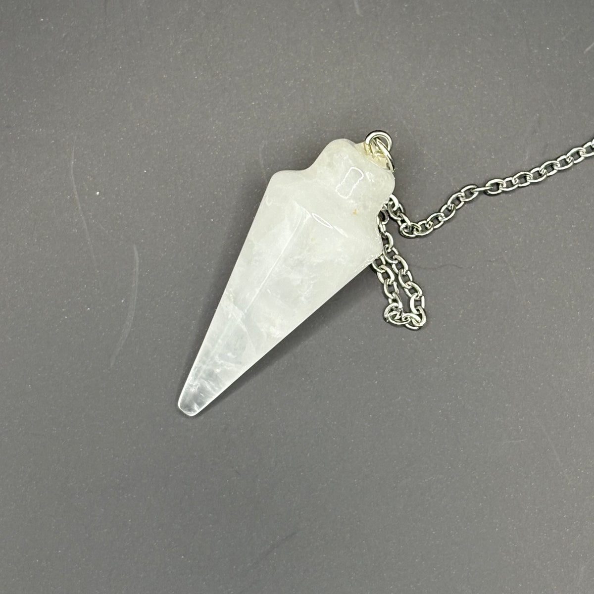 Pendule Goutte Cristal de Roche 3cm