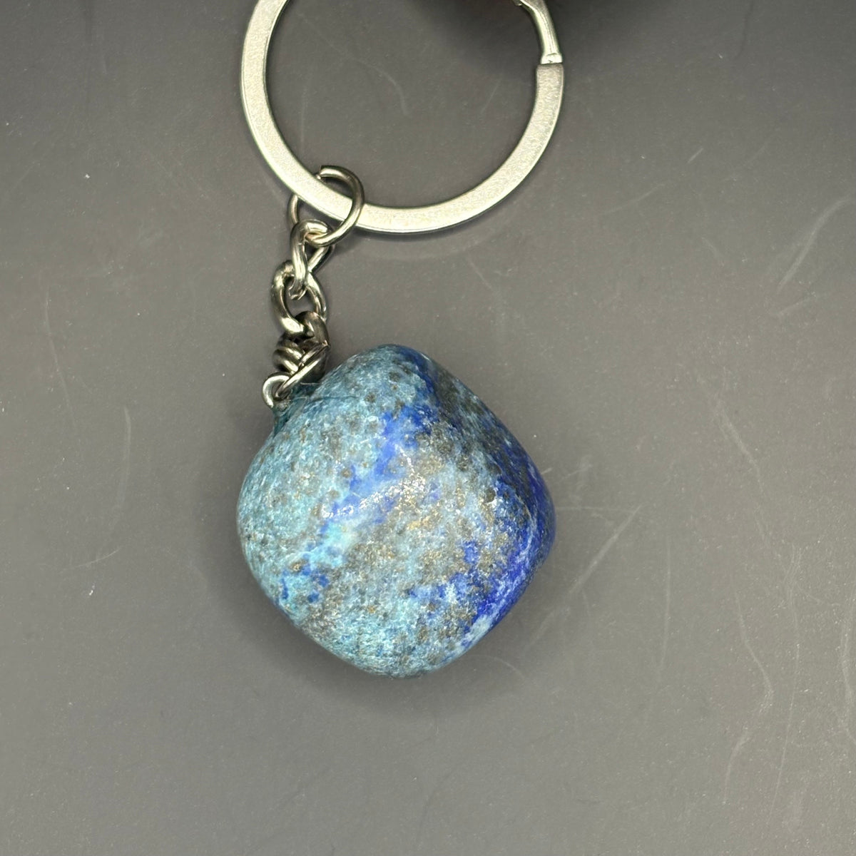 Porte-Clefs Lapis Lazuli roulée 3cm