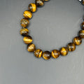 Bracelet Oeil de Tigre perles 8mm