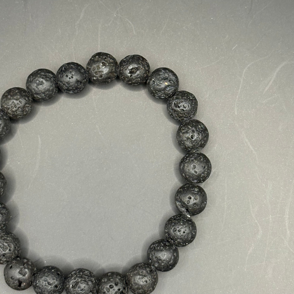 Bracelet Pierre de Lave perles 8mm