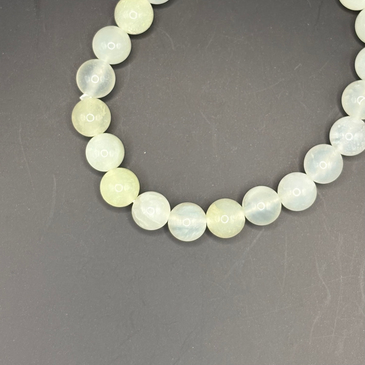 Bracelet Jade Verte perles 8mm