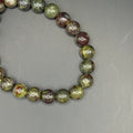 Bracelet Jaspe Sang de Dragon perles 8mm