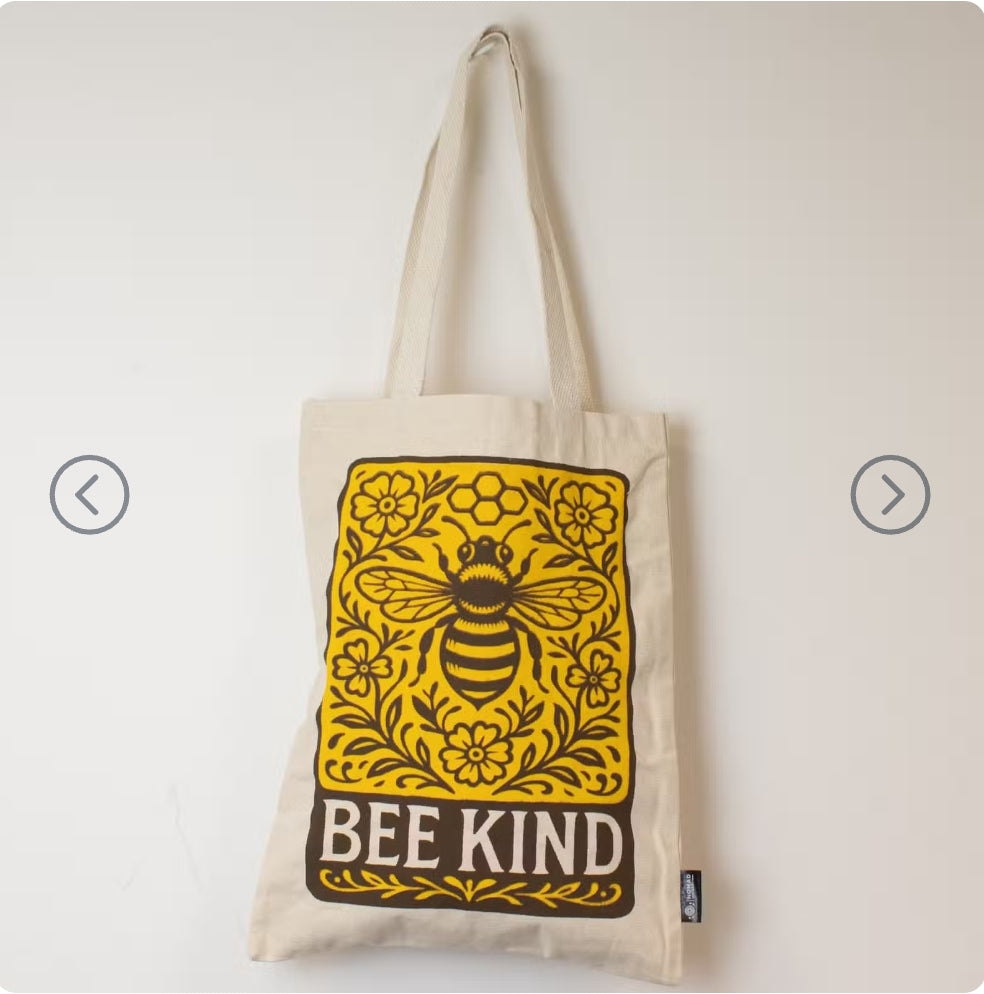Iconic Toni Tote Bag – “Bee Kind”